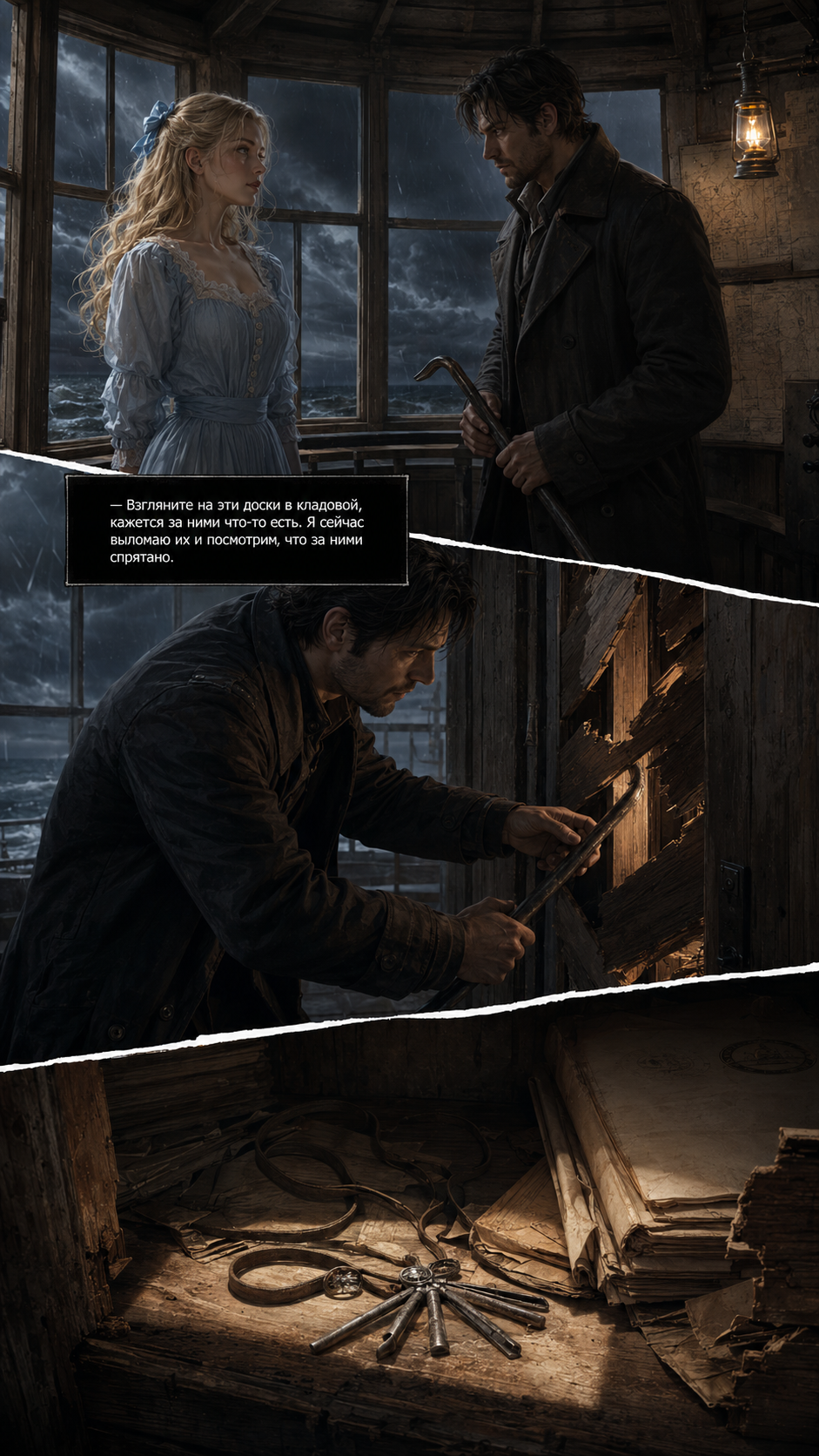 Волны разбиваются о скалы. — кадр 20