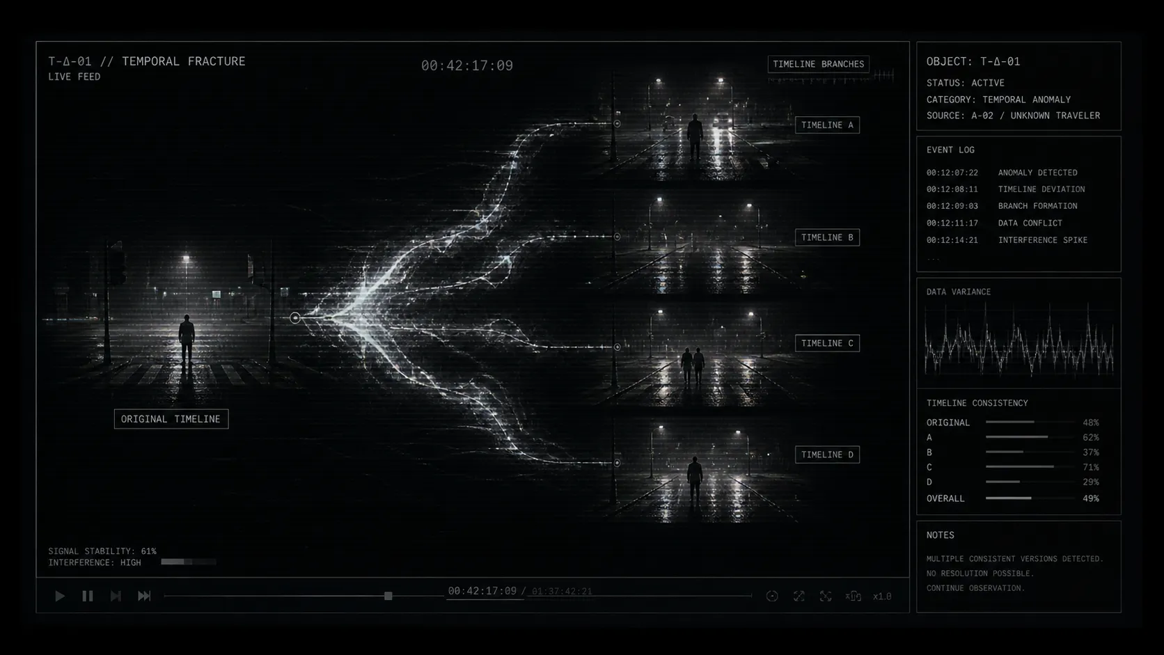 Объект №: T-Δ-01 (временной разлом)